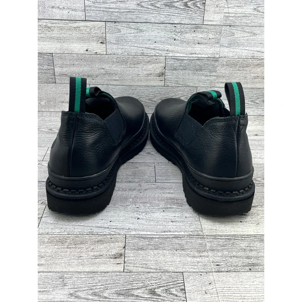 Georgia Boot Womens Giant‎ Romeo Black Leather Work Shoes G3060 Size 9.5 M